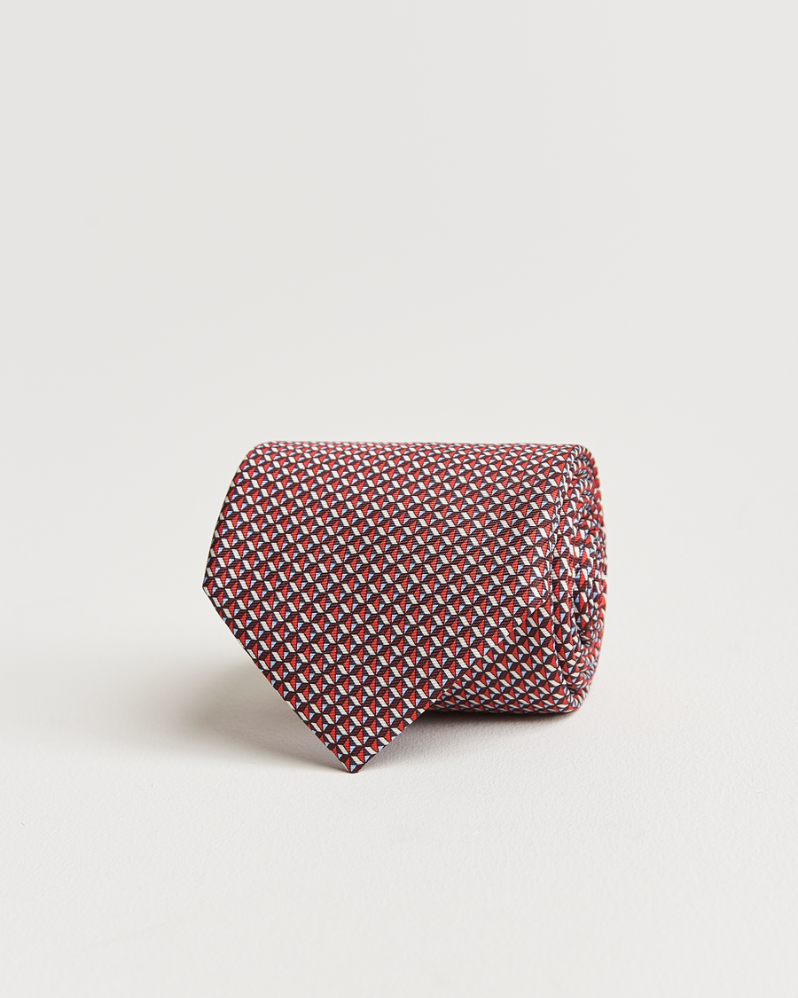 Zegna red discount tie