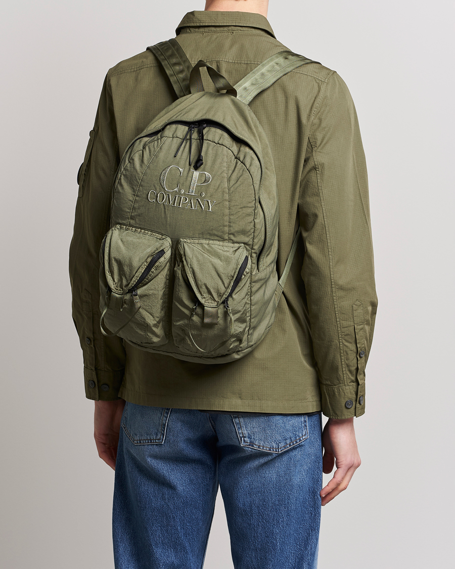 C.P. Company Taylon P Nylon Backpack Olive at CareOfCarl.com