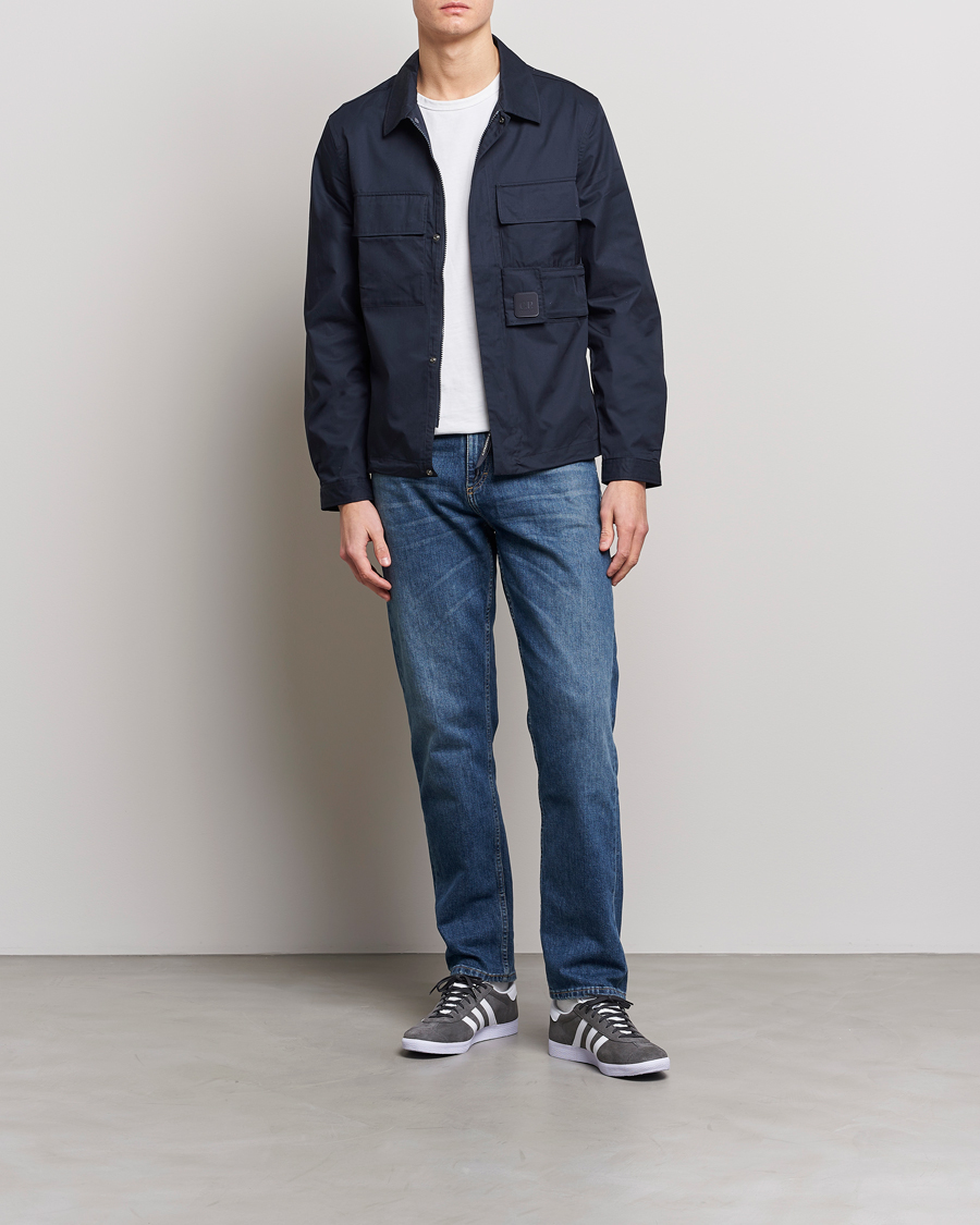 Cp company hot sale navy overshirt