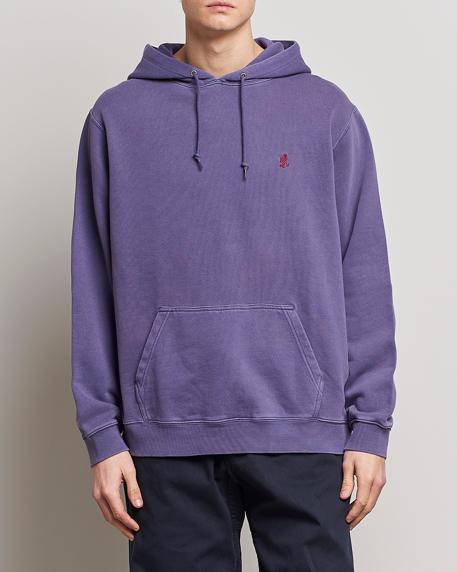 Gramicci One Point Hooded Sweatshirt Purple Pigment at CareOfCarl.com