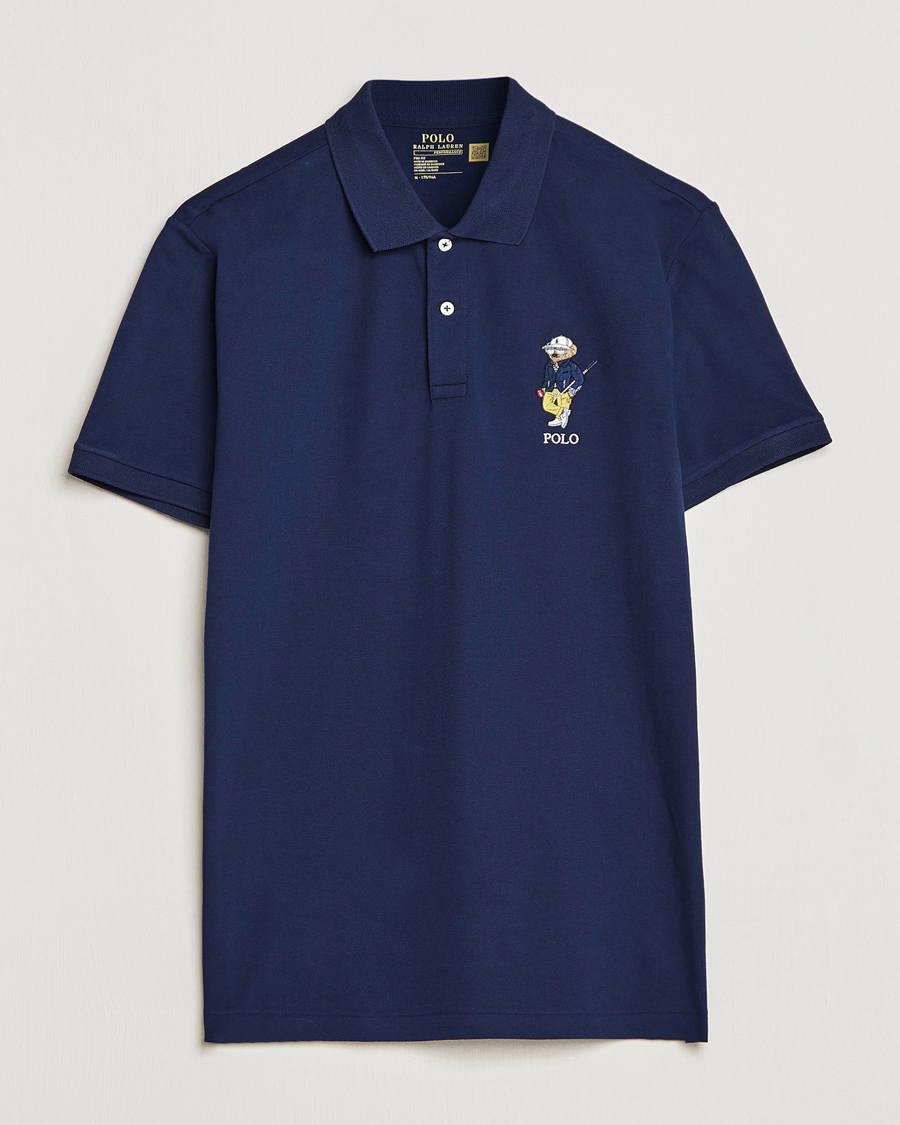 Performance Bear Stretch Polo Refined Navy at CareOfCarl.com