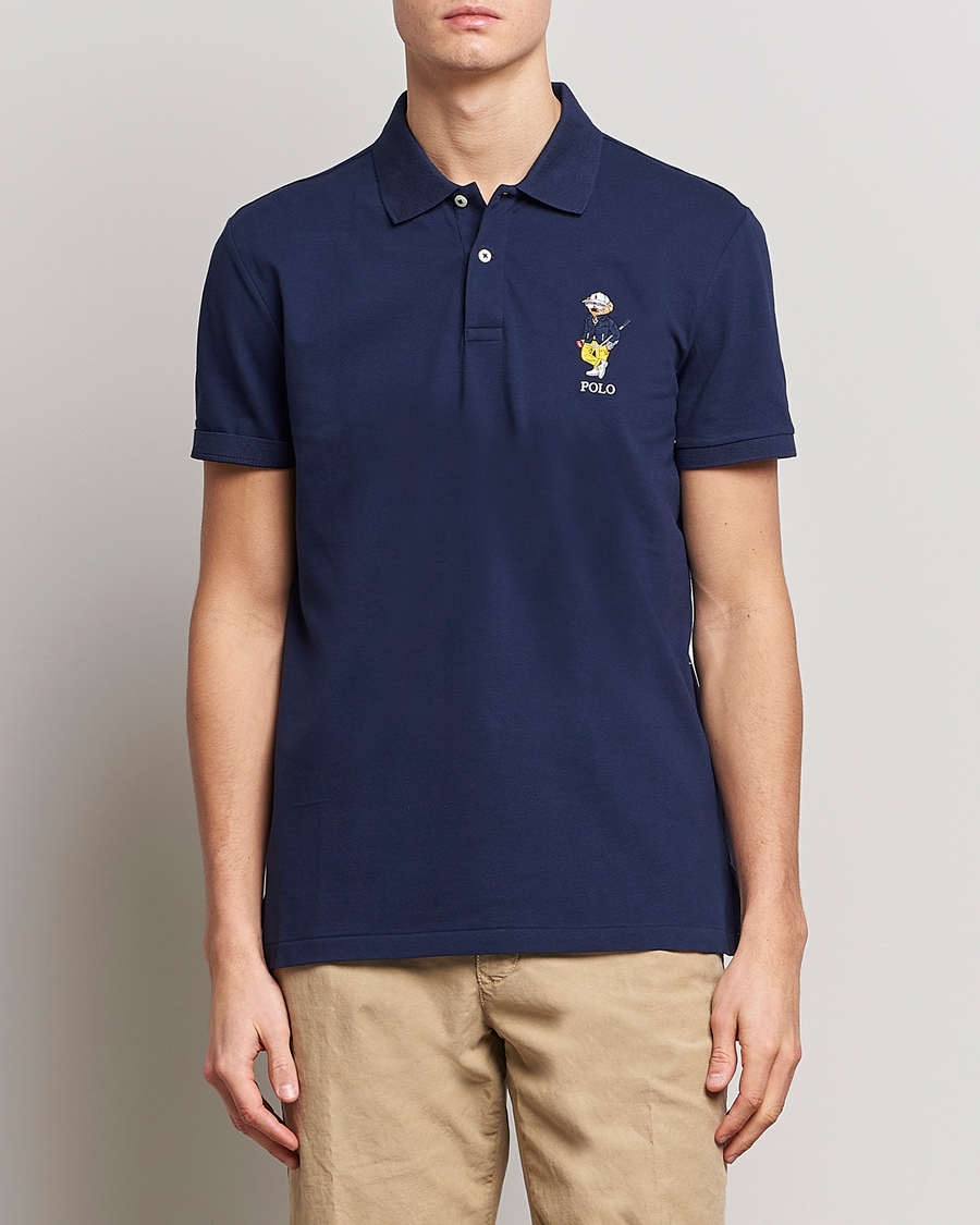 Performance Bear Stretch Polo Refined Navy at CareOfCarl.com