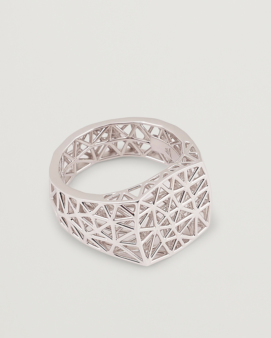 Tom Wood Mesh Ring Silver at CareOfCarl.com