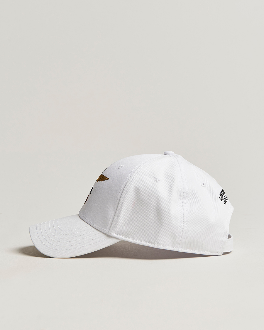 Aeronautica Militare Cotton Baseball Cap Off White at CareOfCarl