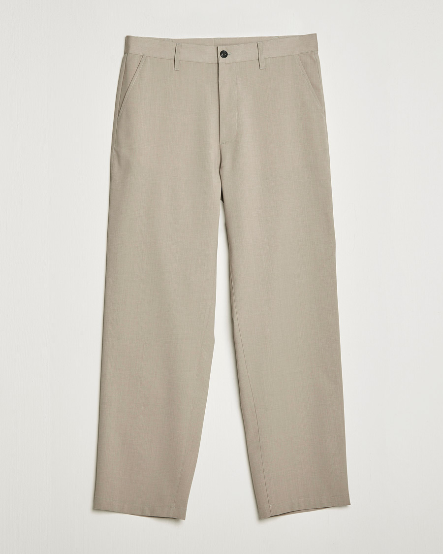 Sunflower Soft Wool Trousers Khaki at CareOfCarl.com