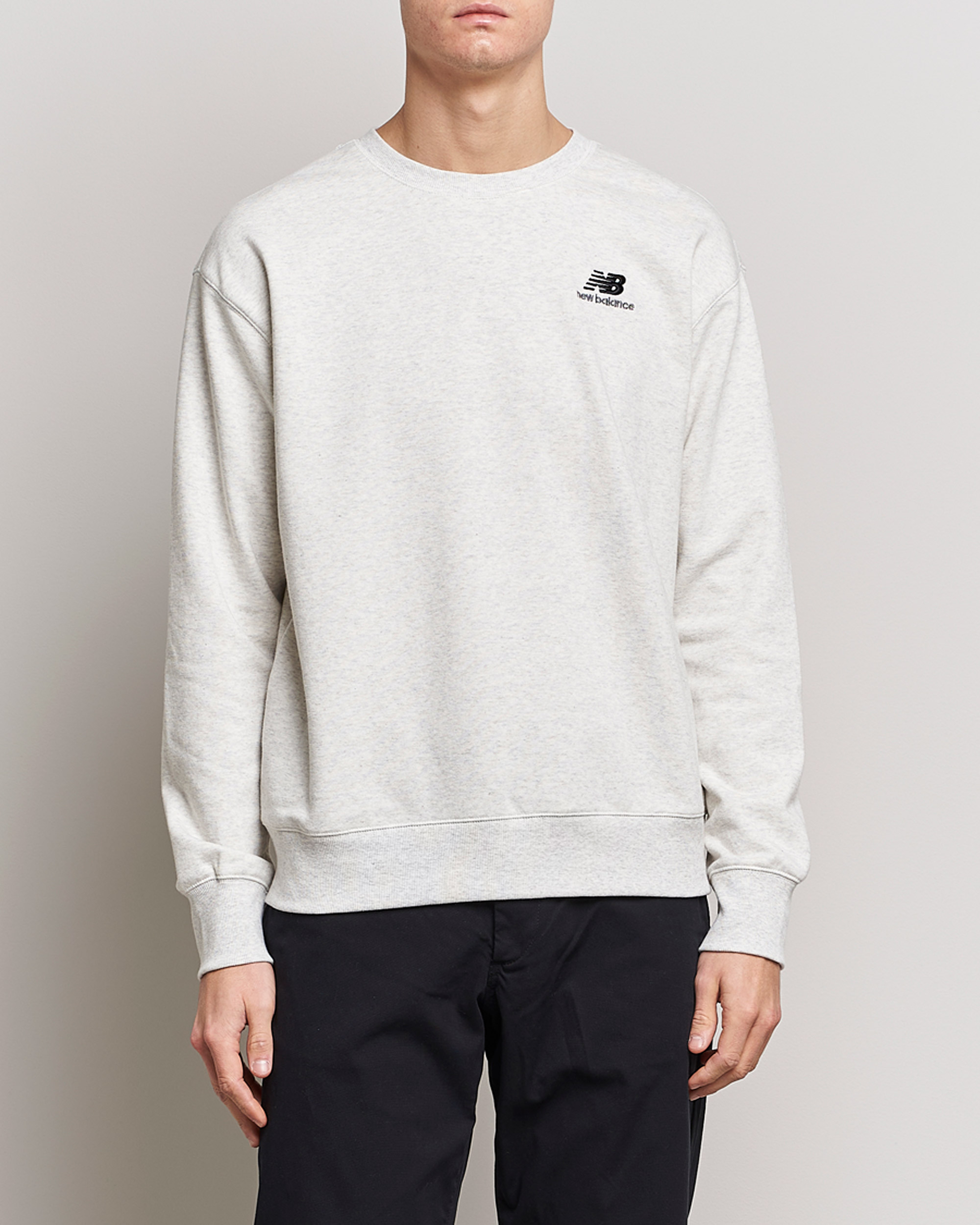 New Balance French Terry Sweatshirt Sea Salt Heather at CareOfCarl