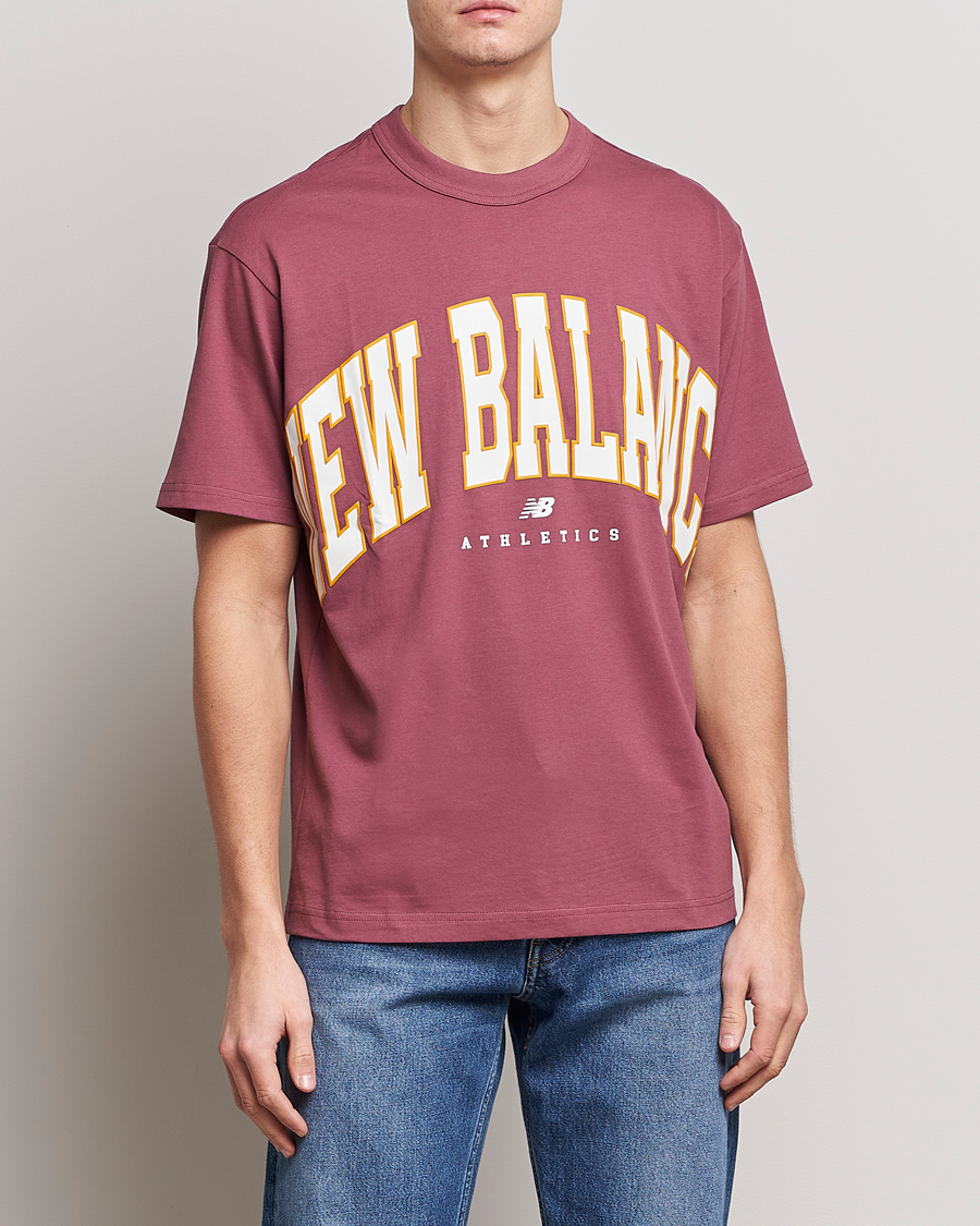 Burgundy new balance orders shirt