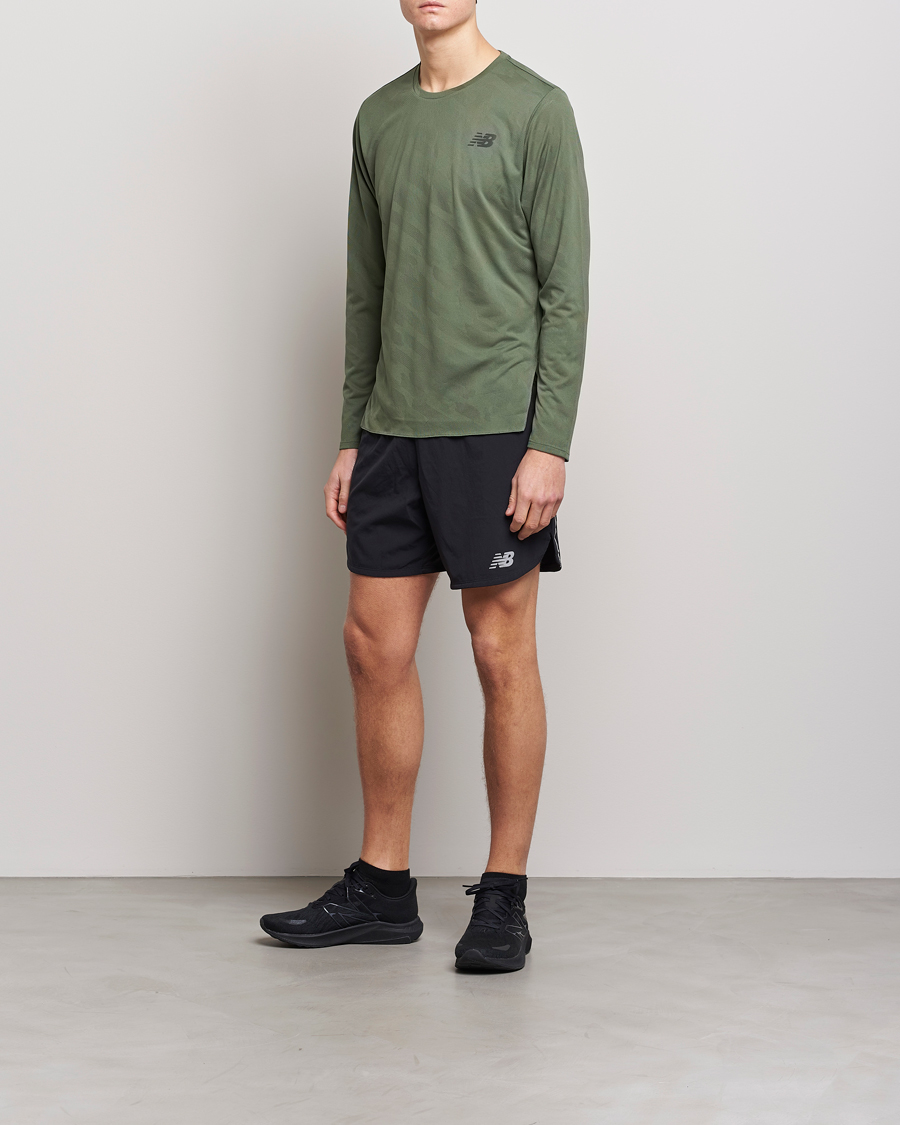  New Balance Men's Q Speed Jacquard Long Sleeve, Deep Olive  Green, Small : Clothing, Shoes & Jewelry