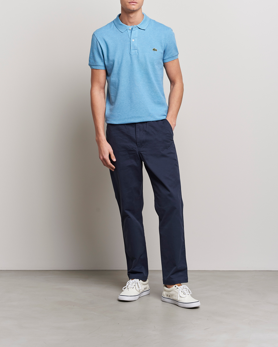 Lacoste Slim Fit Polo Piké Heather Thermal at