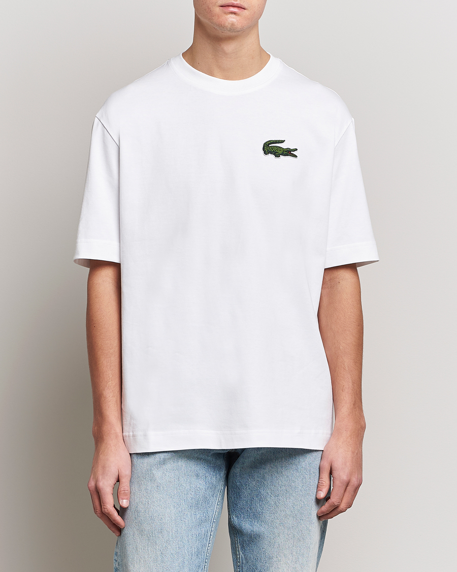 Lacoste Loose Fit T-Shirt White at