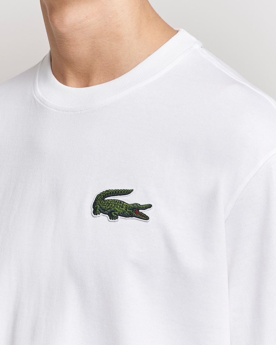 Lacoste Loose Fit T-Shirt White at CareOfCarl.com