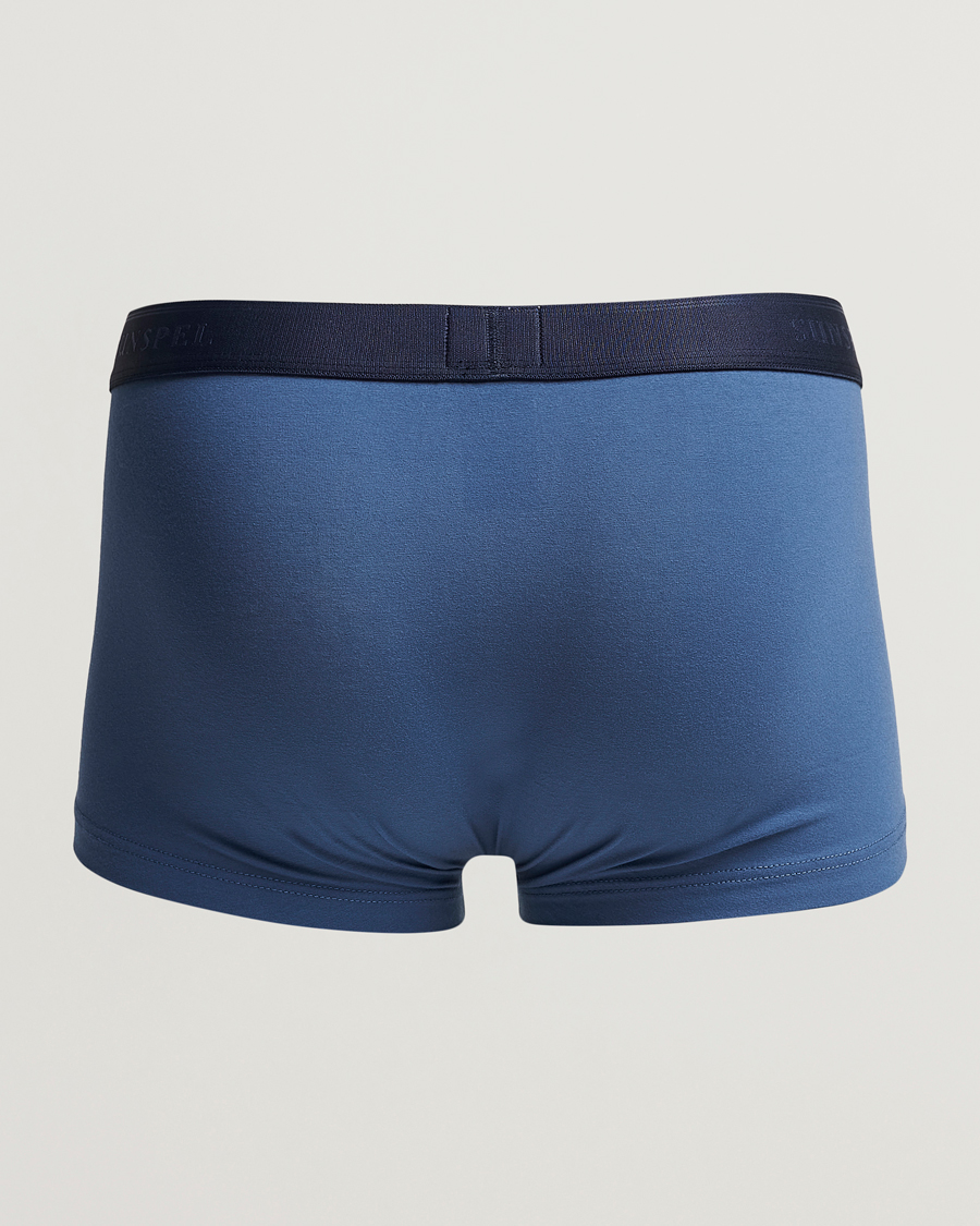 Sunspel Cotton Stretch Trunk Atlantic Blue at CareOfCarl