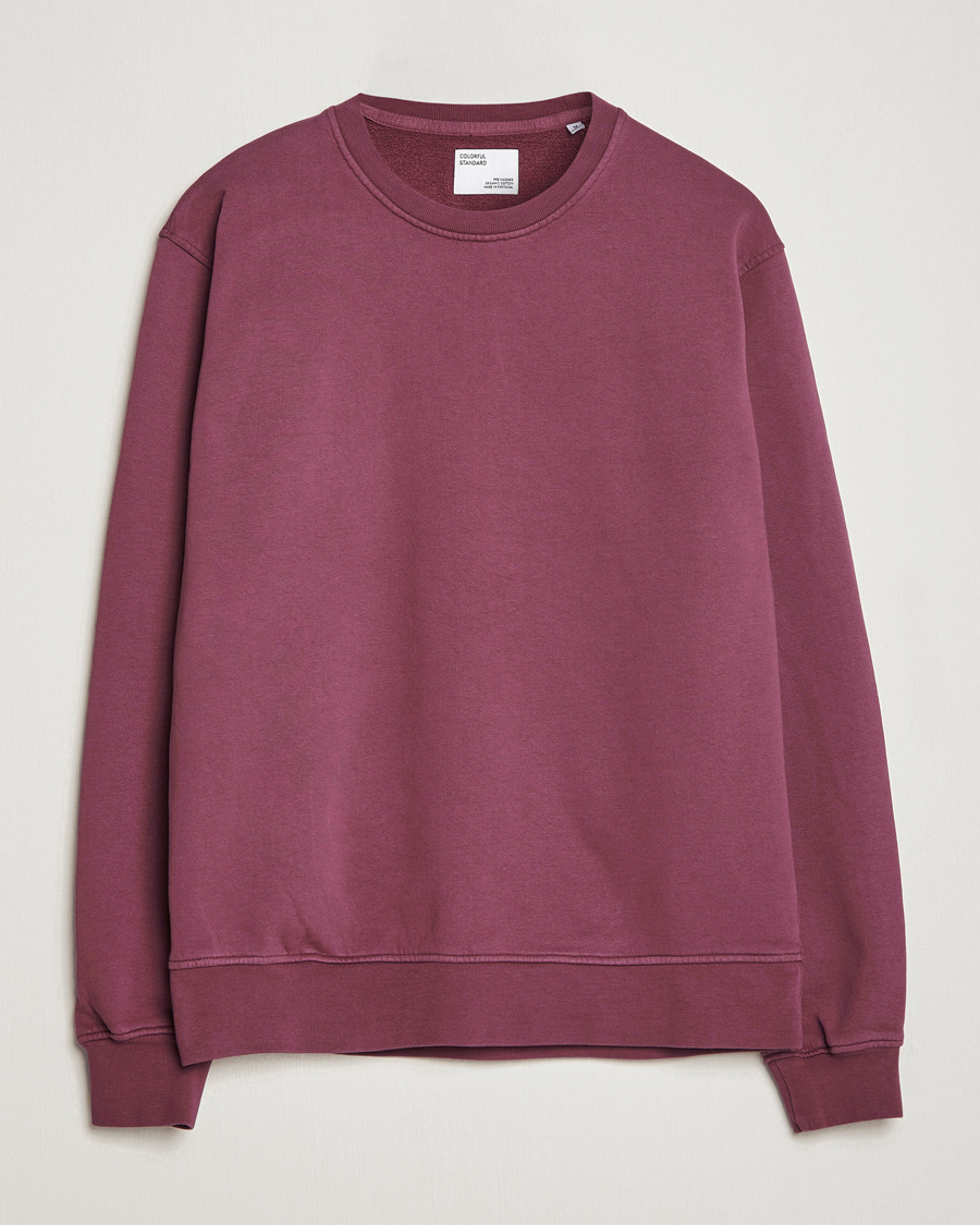 Colorful Standard Classic Organic Crew Neck Sweat Dusty Plum at