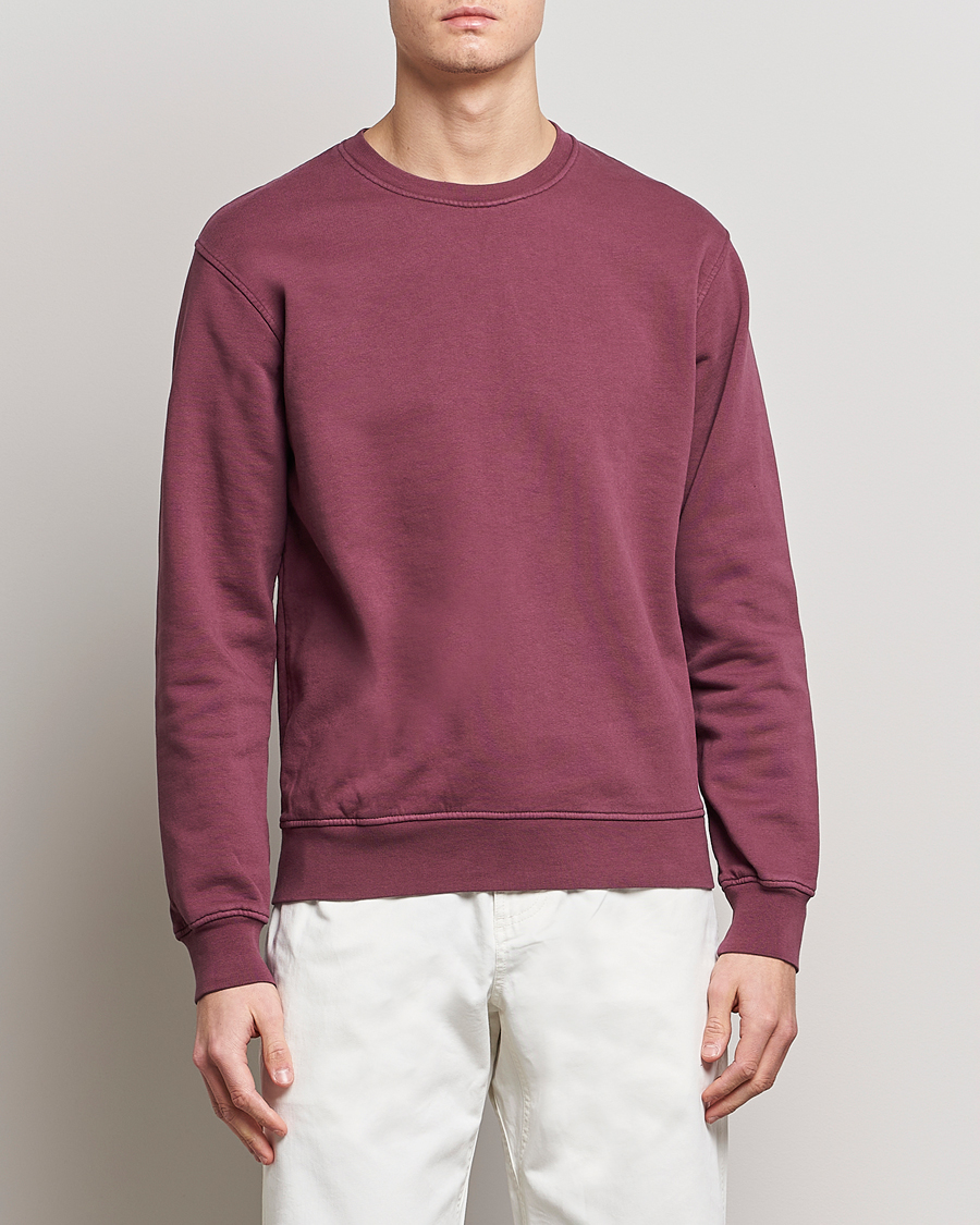 Colorful Standard Classic Organic Crew Neck Sweat Dusty Plum at