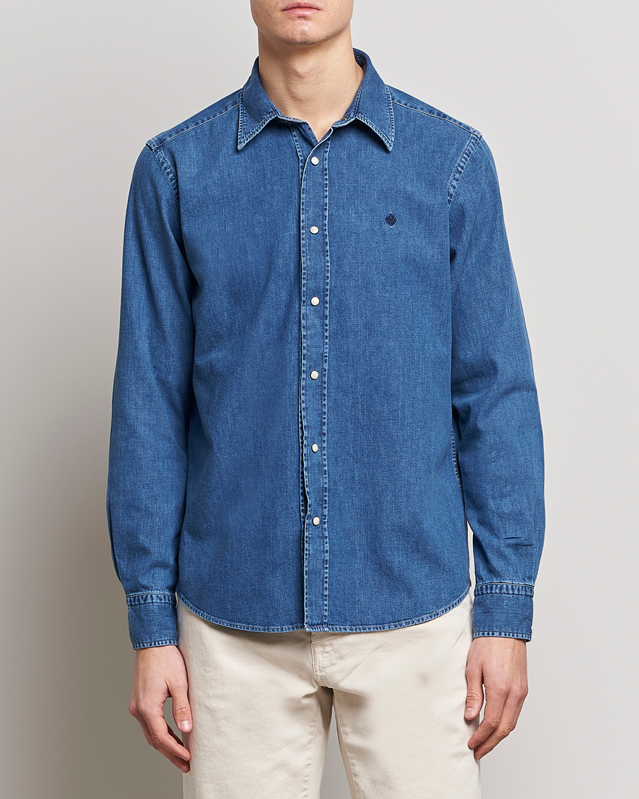 Como Vintage XXL Denim Combo Cloud Blue Long Sleeve Shirt | eBay