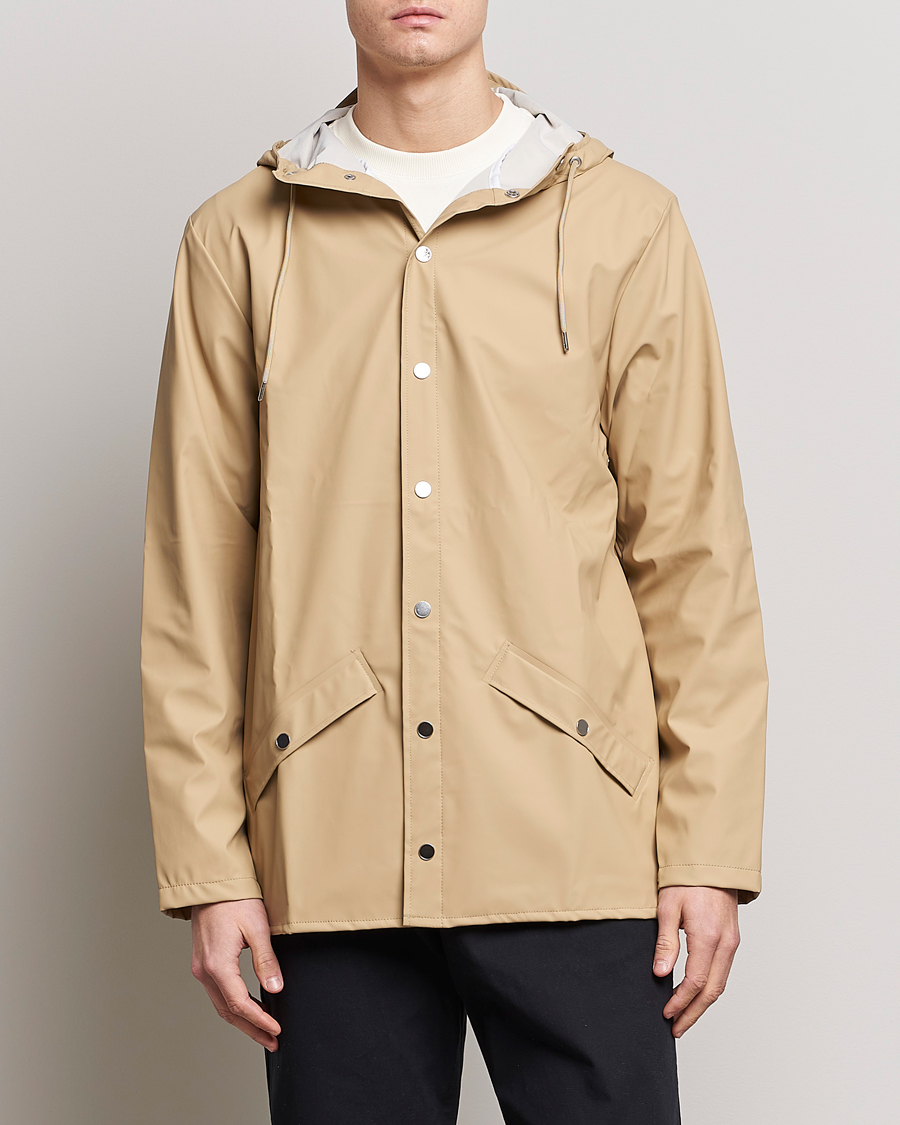 Rains beige clearance jacket