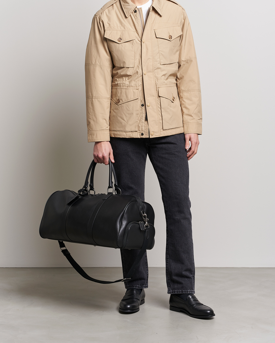 Men |  | Polo Ralph Lauren | Leather Duffle Bag Black