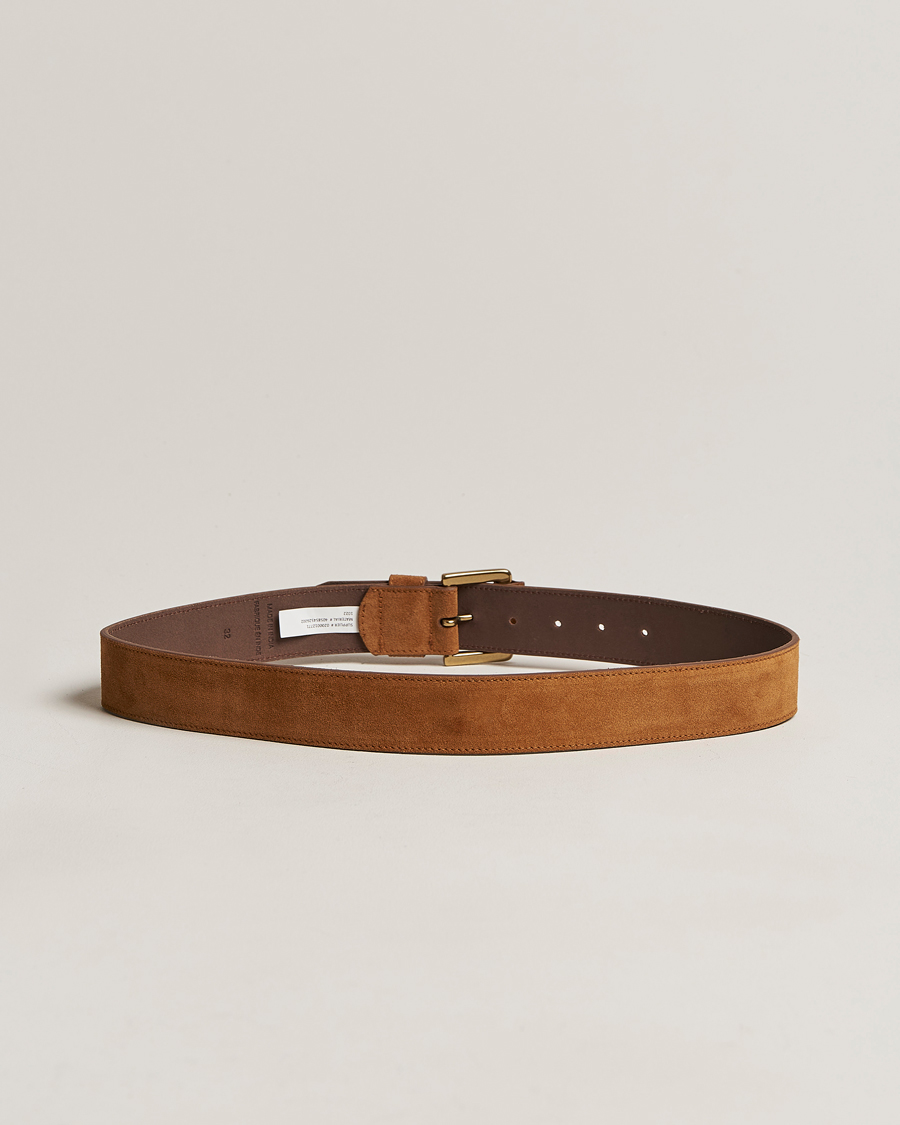 Polo Ralph Lauren Suede Belt Tan at 