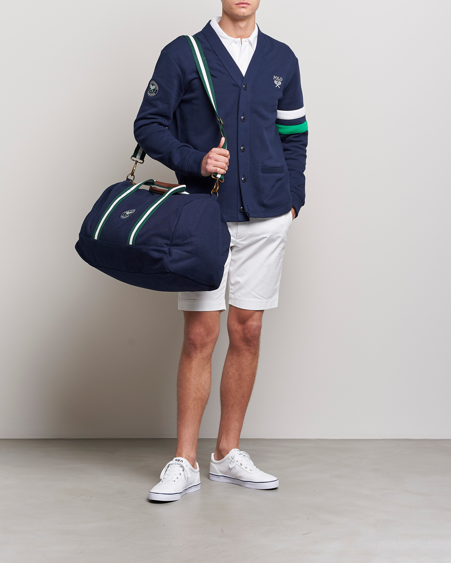 Polo Ralph Lauren Wimbledon Canvas Duffle Bag Navy at CareOfCarl