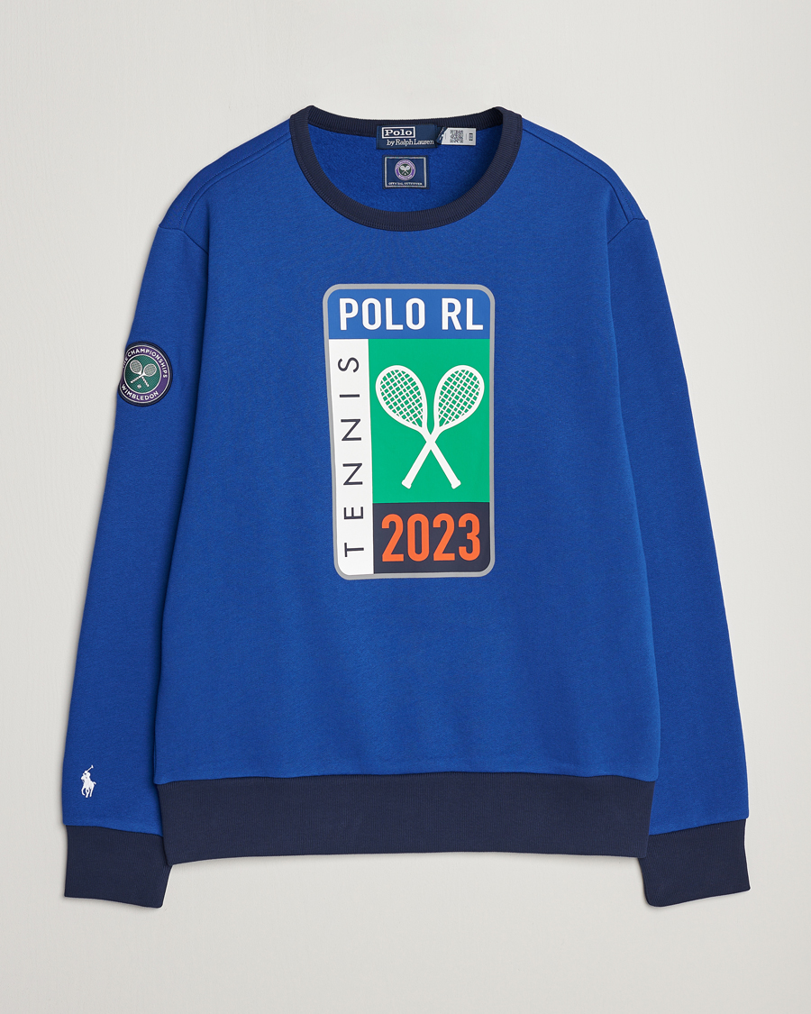 Polo store Ralph Lauren Fleece Logo Sweatshirt Sz XL Green Blue Crewneck