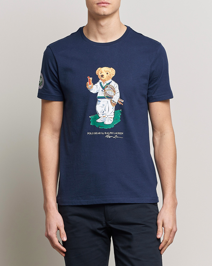 Printed Wimbledon Bear Crew Neck T-Shirt Na at CareOfCarl.com