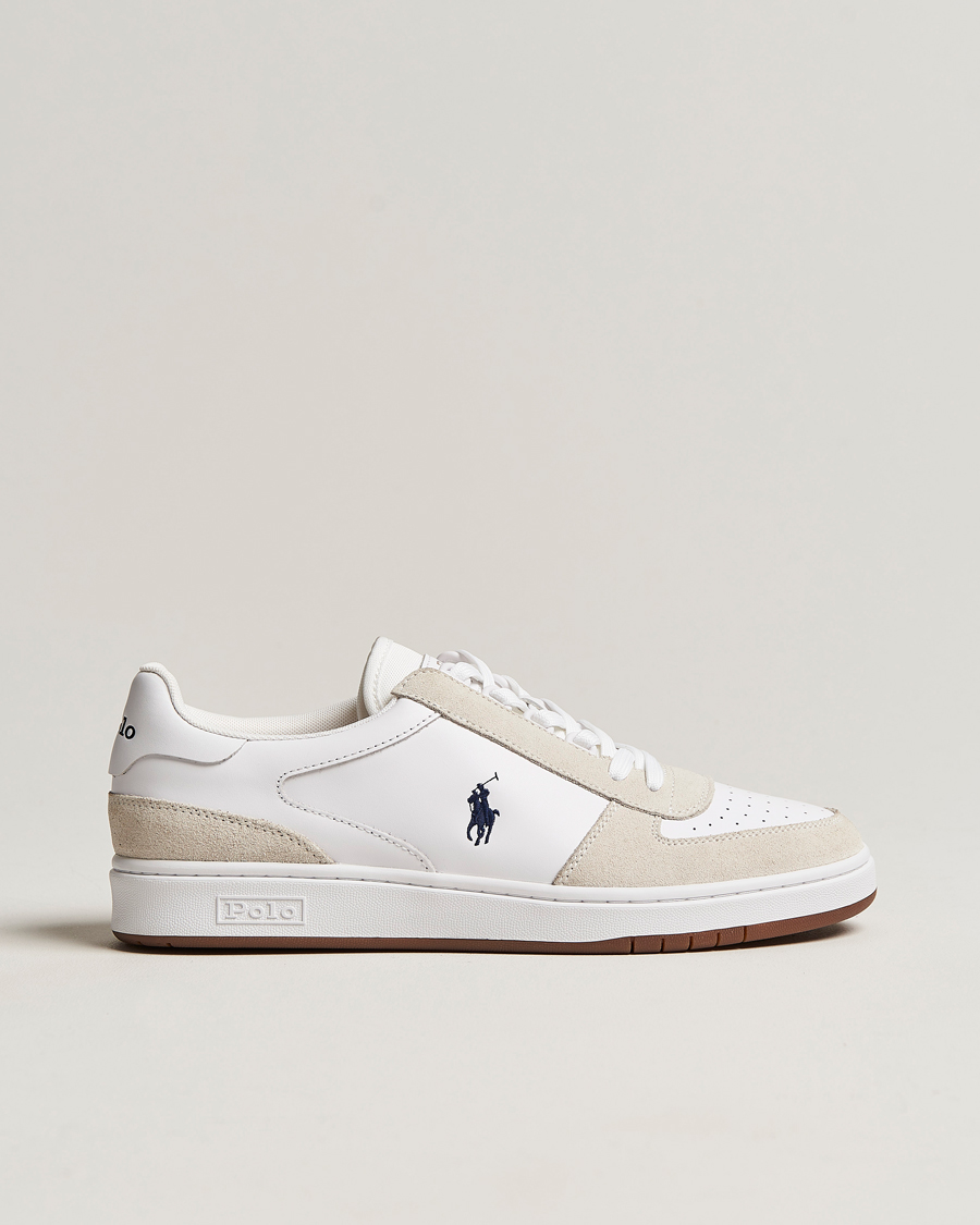 Polo white 2024 leather sneakers