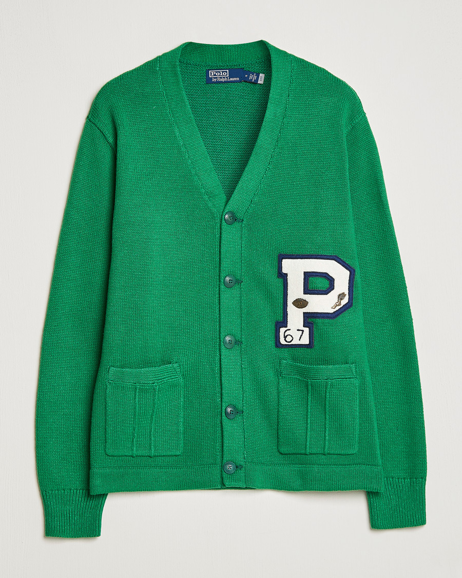 Polo ralph lauren outlet wool varsity cardigan