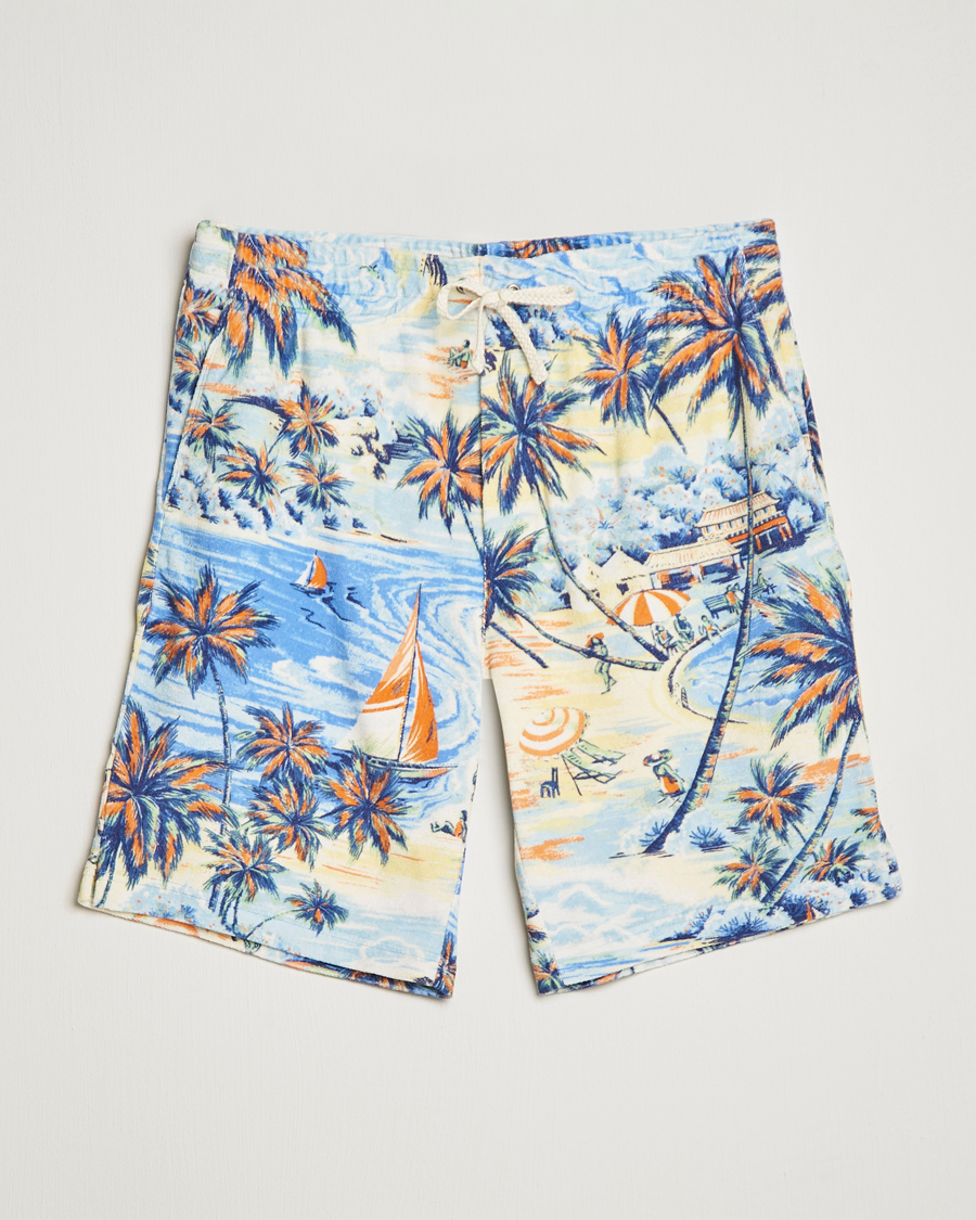 Polo Ralph Lauren Terry Hawaiian Beach Shorts Multi at CareOfCarl.com