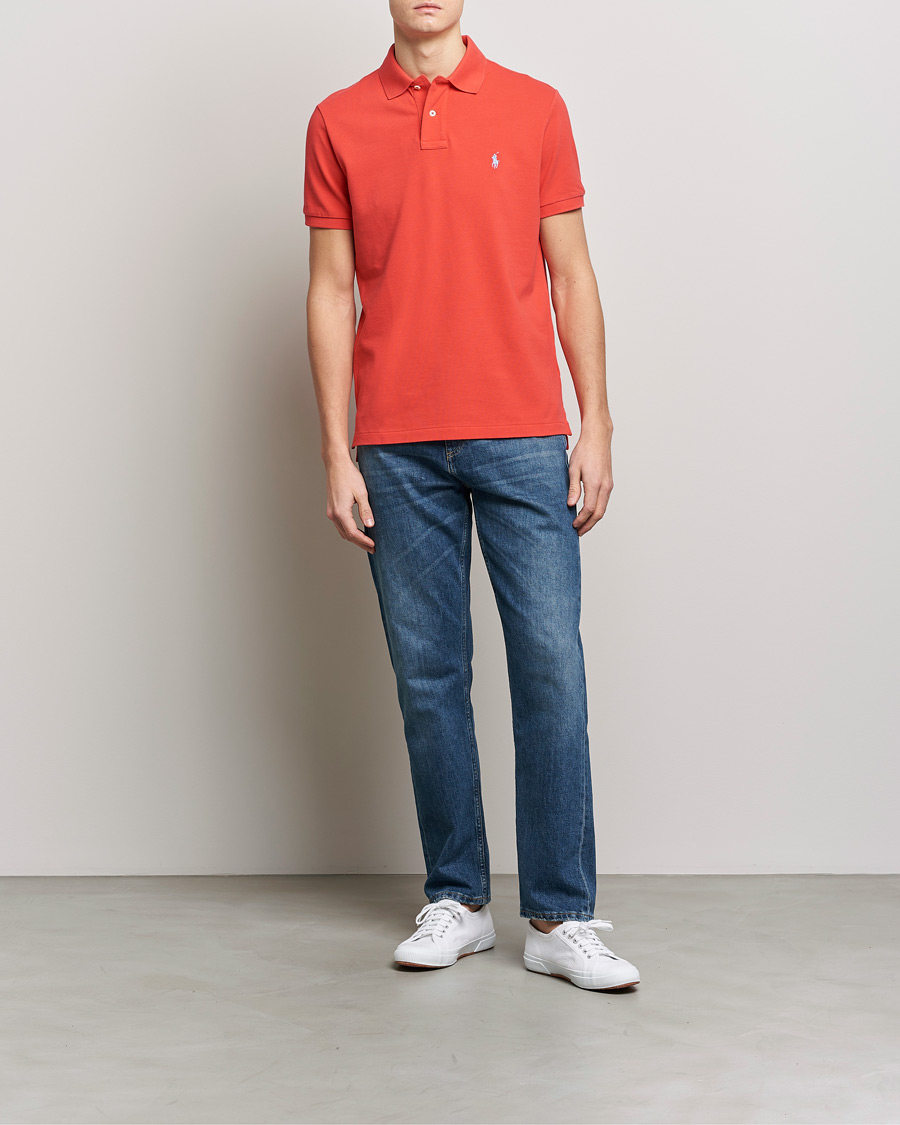 Mens red ralph lauren polo sales shirt