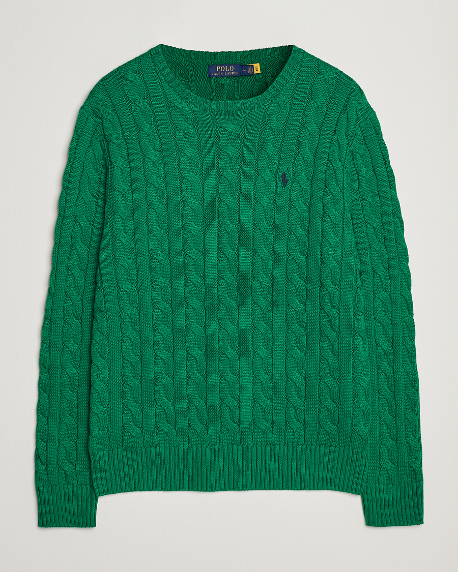 Polo Ralph Lauren Cable Knit Pullover Sweater Men’s Large Olive purchases Green