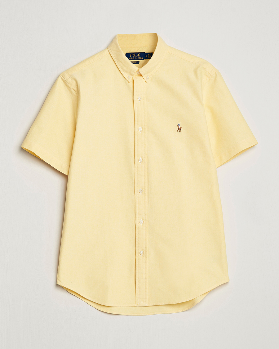 Ralph lauren yellow sales short sleeve shirt