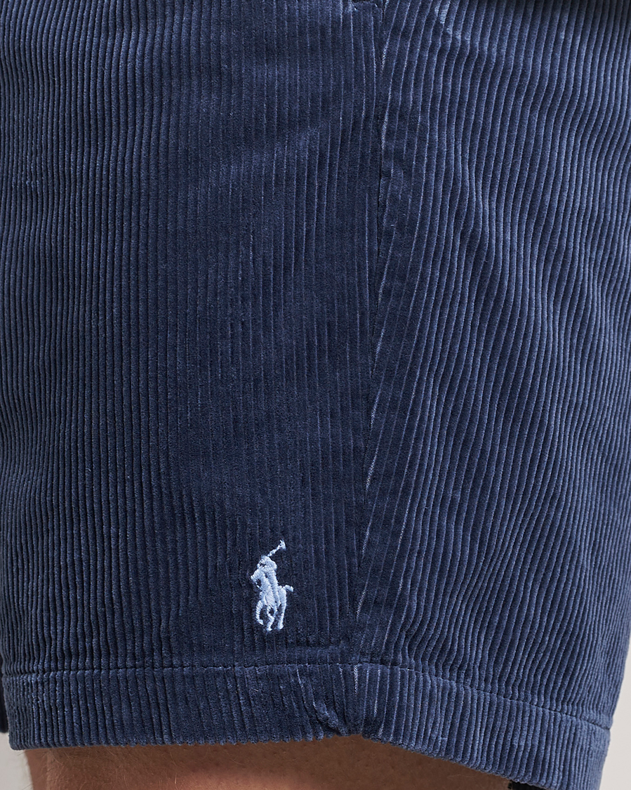 Polo Ralph Lauren Prepster Corduroy Drawstring Shorts Boston Navy