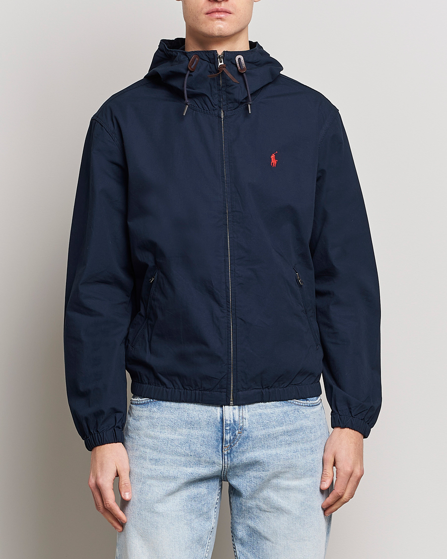 Polo windbreaker jacket clearance mens