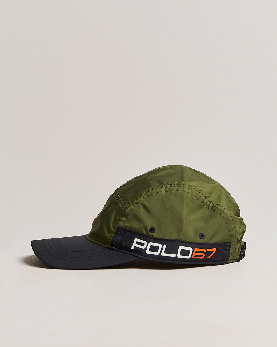 Polo Ralph Lauren 5 Panel Gear Cap Dark Sage at CareOfCarl.com