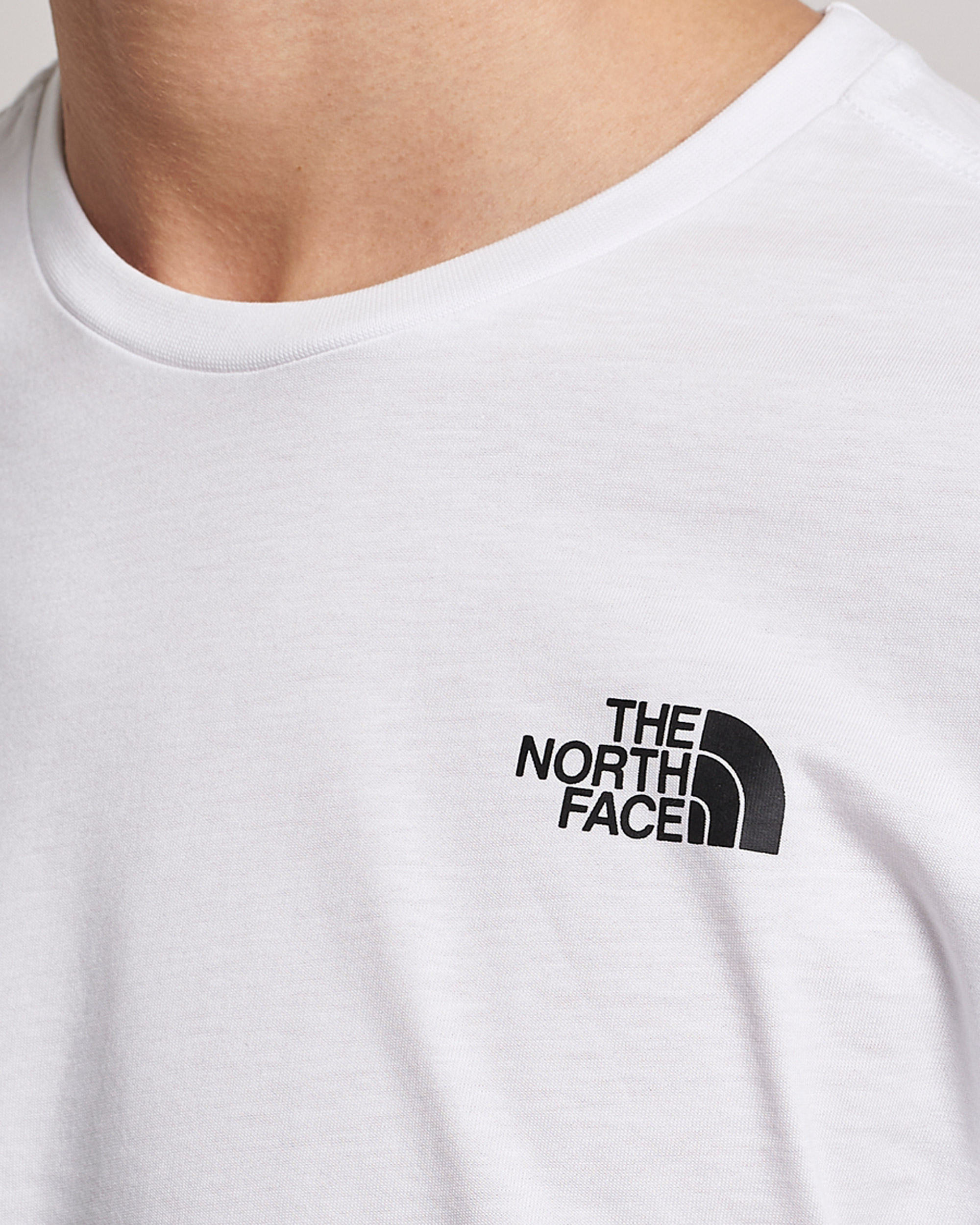 The North Face Long Sleeve Easy T-Shirt White at CareOfCarl.com
