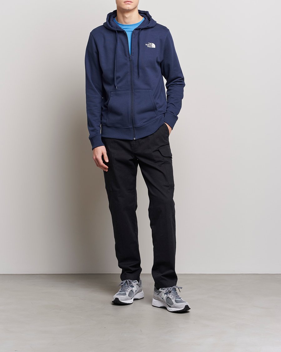 The North Face Open Gate Full Zip Hoodie Summit Navy at