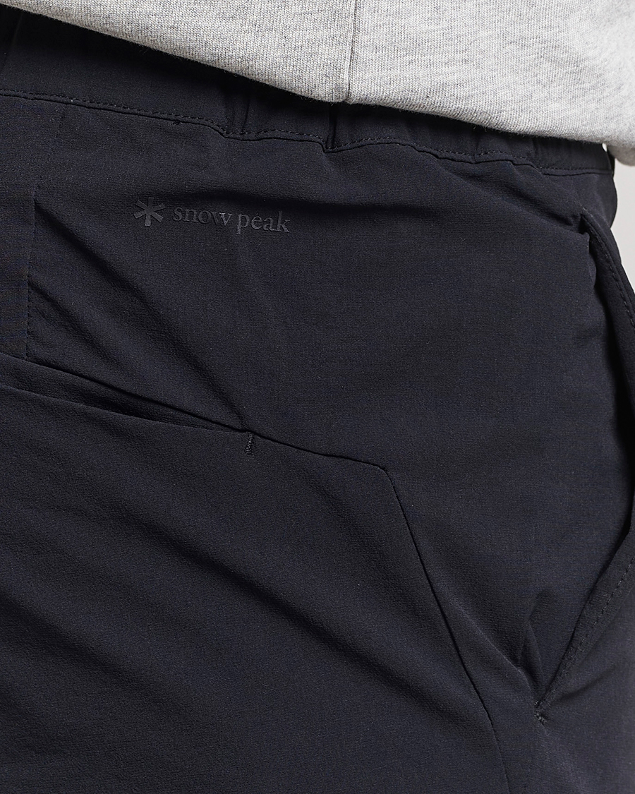 Snow Peak Active Comfort Pants Black at CareOfCarl.com