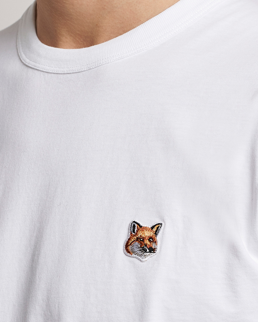 Maison Kitsuné Fox Head T-Shirt White at CareOfCarl.com