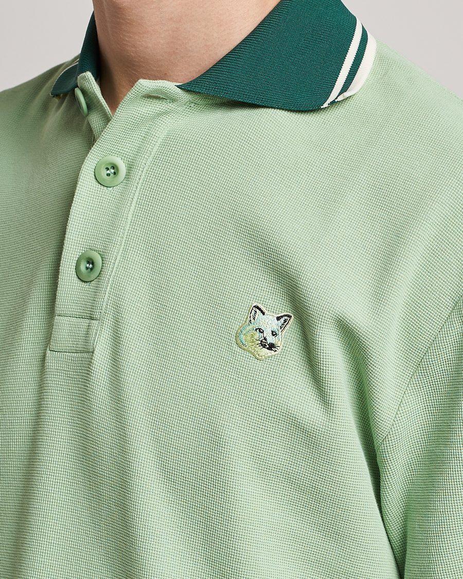 Maison Kitsuné Tonal Fox Head Polo Mint S