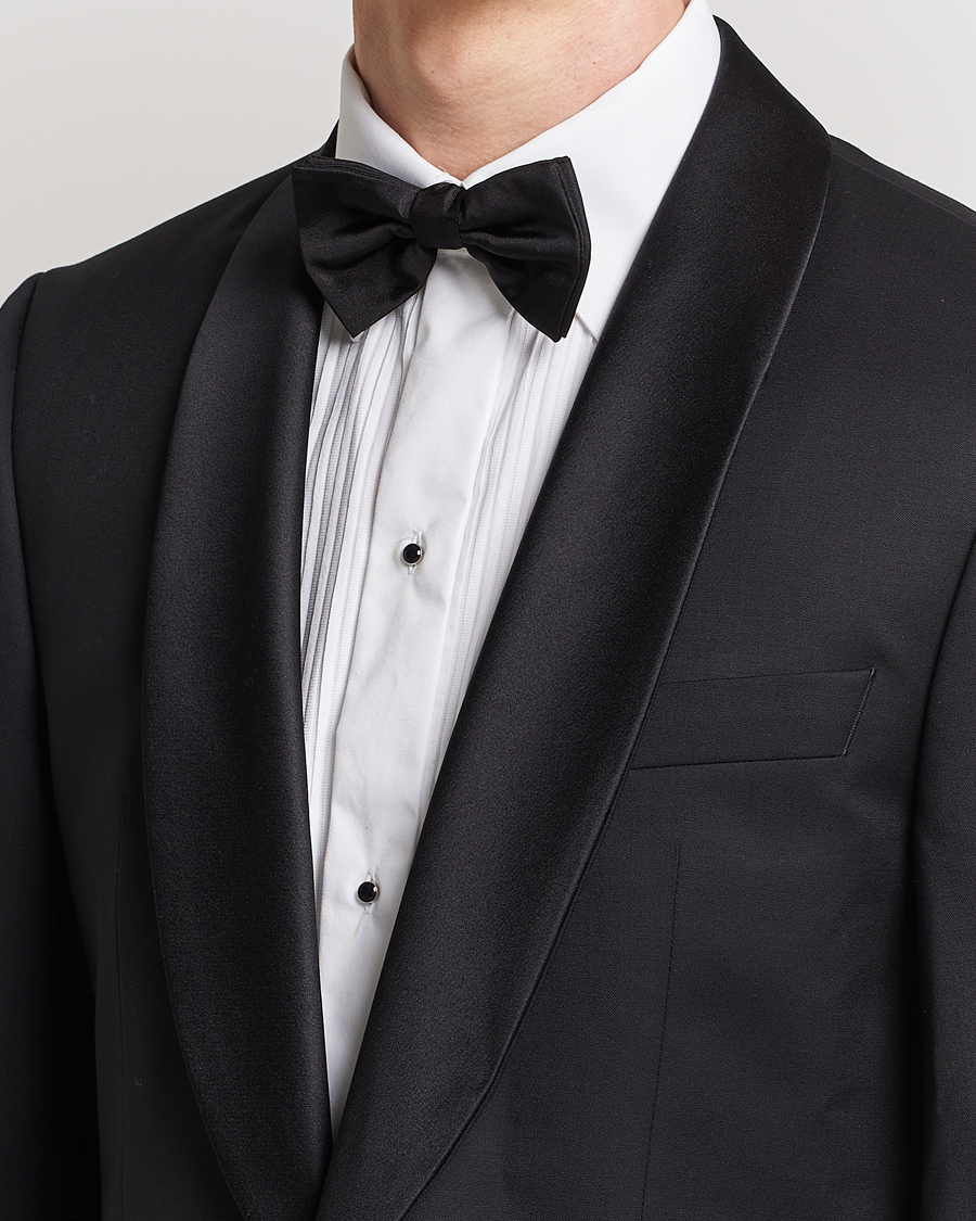 Men | Accessories | BOSS BLACK | Silk Pre Tie Black