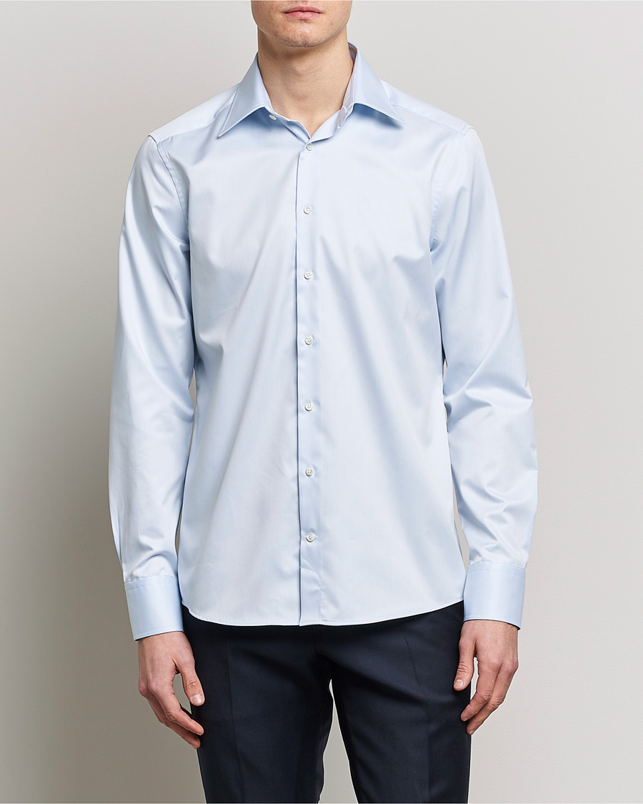 Eton Slim Fit Shirt Blue at CareOfCarl.com