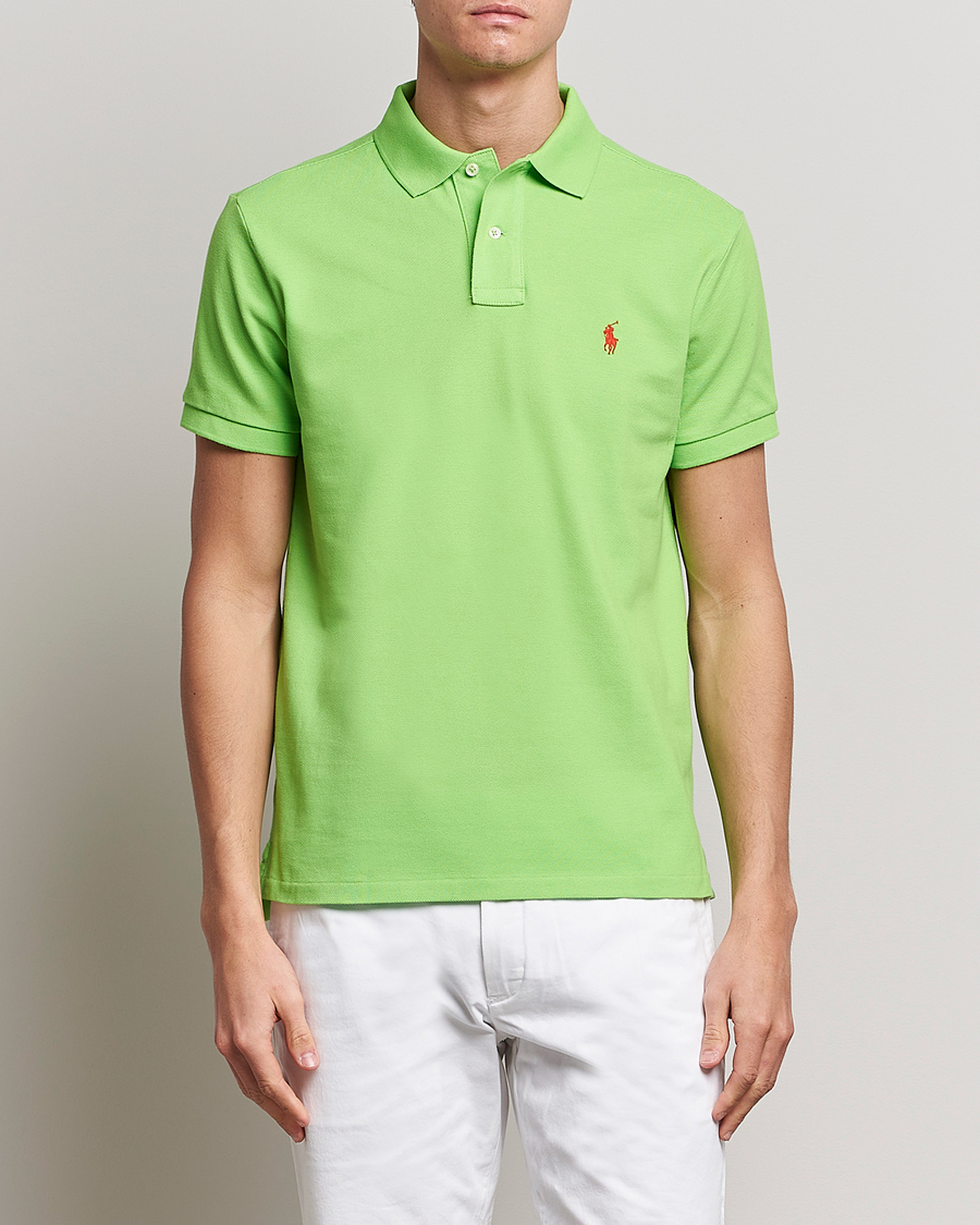 Lime green polo store shirt ralph lauren