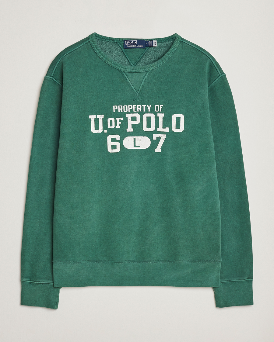 Polo Ralph Lauren Fleece Logo Sweatshirt Sz XL sold Green Blue Crewneck