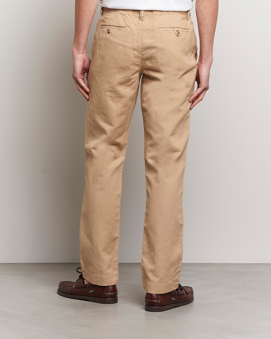 Polo Ralph Lauren Straight Fit Linen Cotton Bedford Trousers
