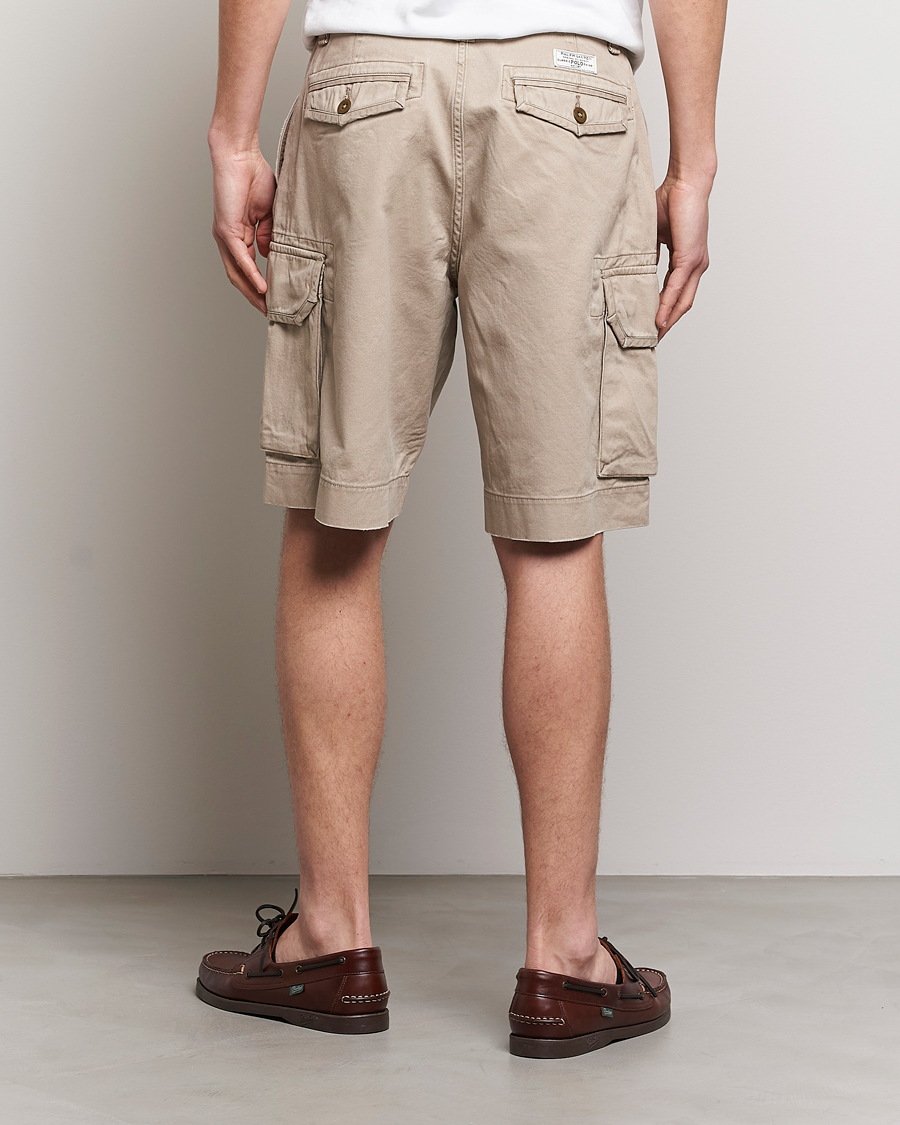 Cargo discount shorts tan