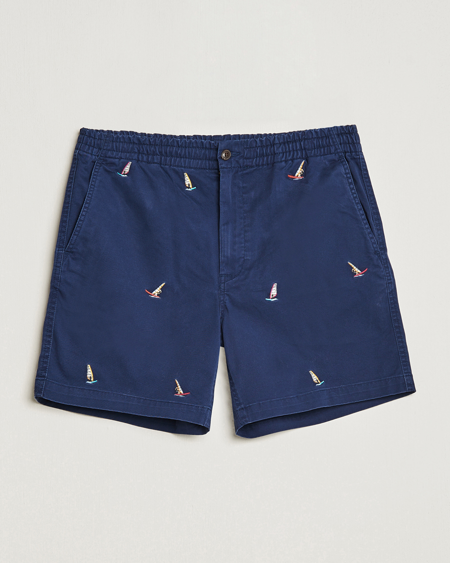 Polo Ralph Lauren Prepster Printed Twill Drawstring Shorts Navy at CareOfCa