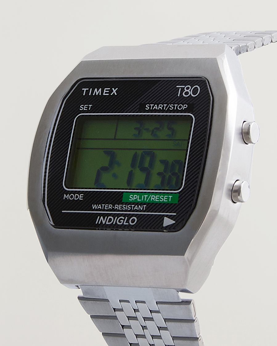 Timex T80 Stainless Steel 36mm Silver at CareOfCarl.com