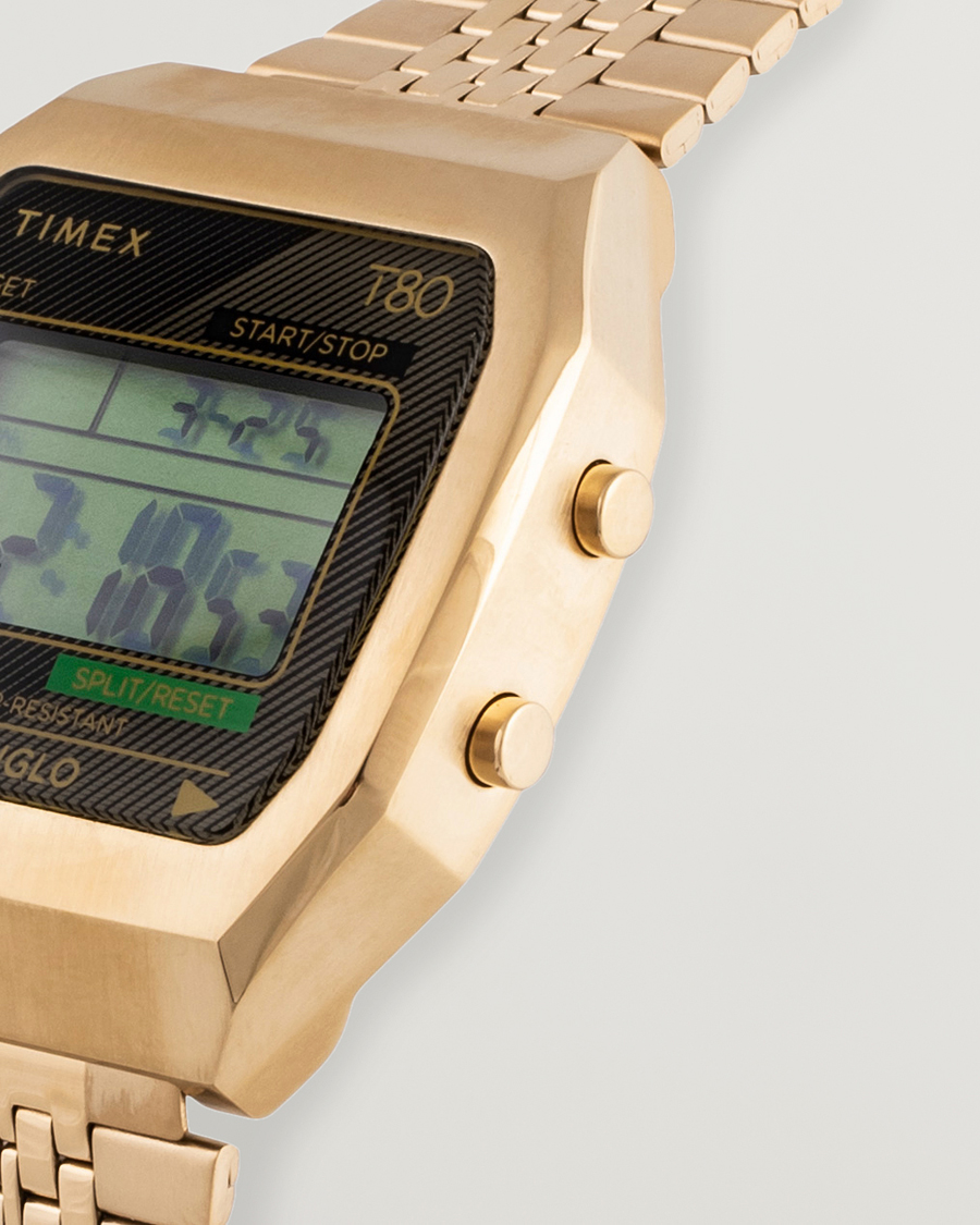 Timex T80 Stainless Steel 36mm Gold at CareOfCarl.com