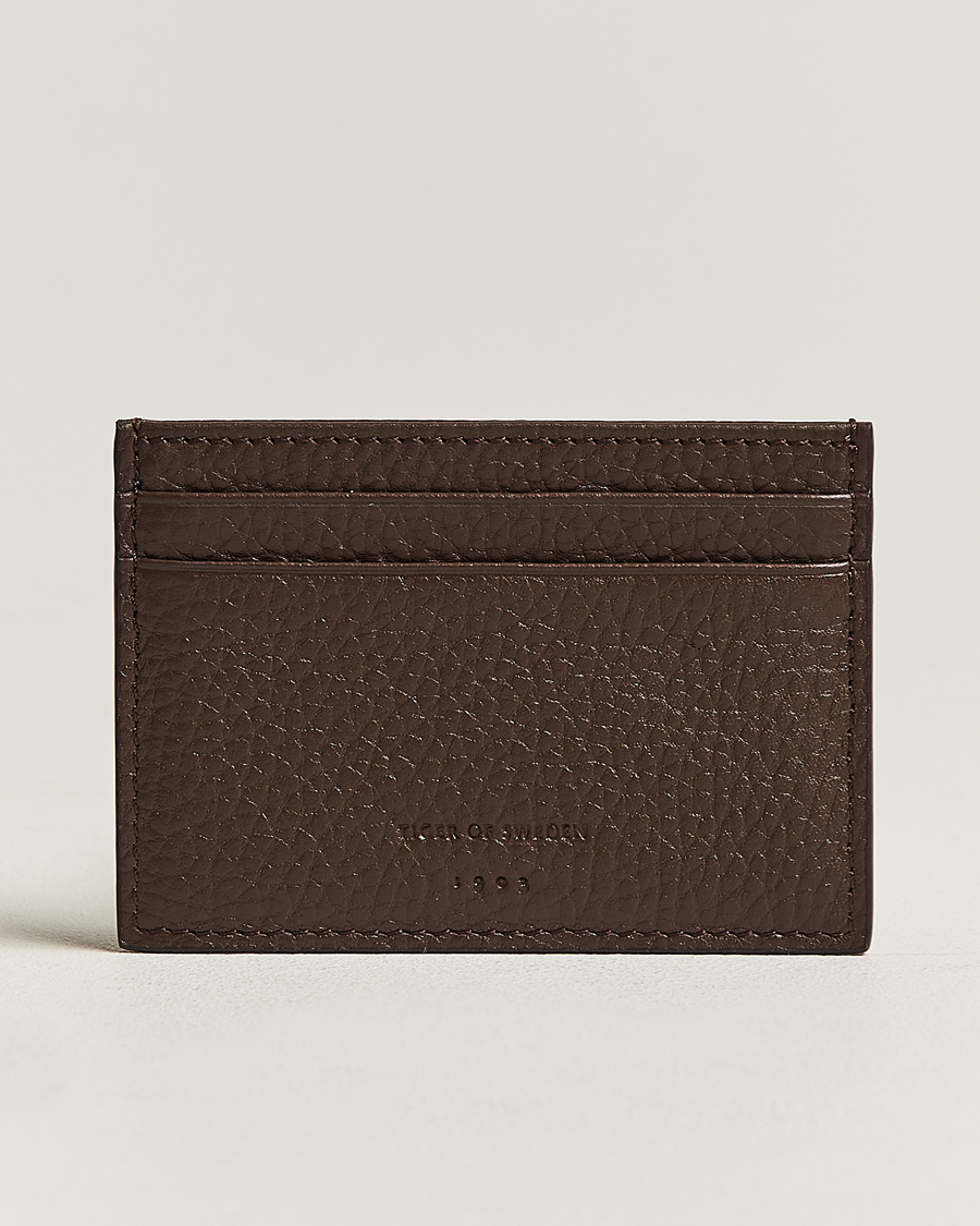 Burberry - Icon-stripe Grained Leather Card Holder