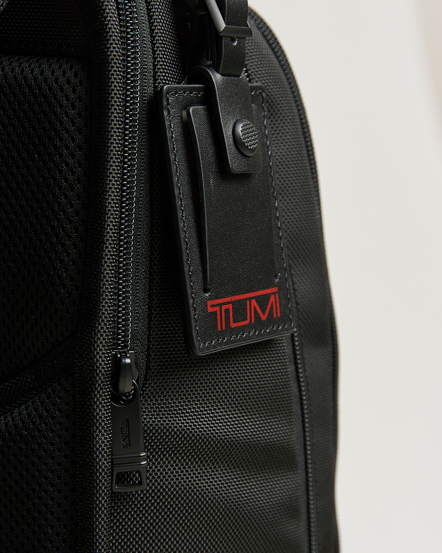 TUMI Alpha 3 Slim Backpack Black at CareOfCarl.com